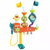 LEAN TOYS Overflow kúpacia hračka kolieska poháre sprcha
