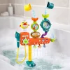 LEAN TOYS Overflow kúpacia hračka kolieska poháre sprcha
