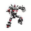 LEAN TOYS Kocky pretekárske auto robot 2v1 biela 320 dielov