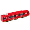 LEAN TOYS Metro vlak City Express s dverami, svetlom a zvukom, červená