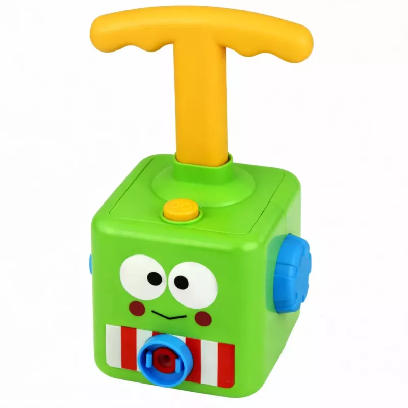 LEAN TOYS Balónový odpaľovač auto žaba vzdelávacia hračka pre deti