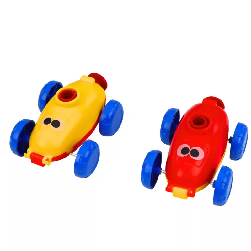 LEAN TOYS Balónový odpaľovač auto žaba vzdelávacia hračka pre deti