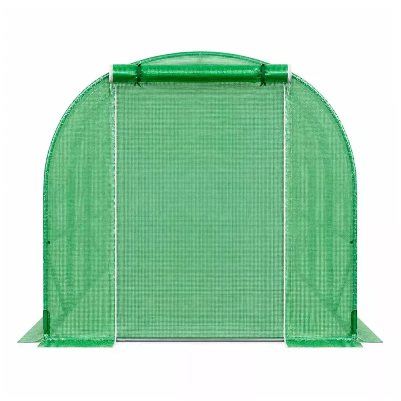 LEAN Skleník na zeleninu, zelené UV okná, 3,5x2x2 m, 7 m²