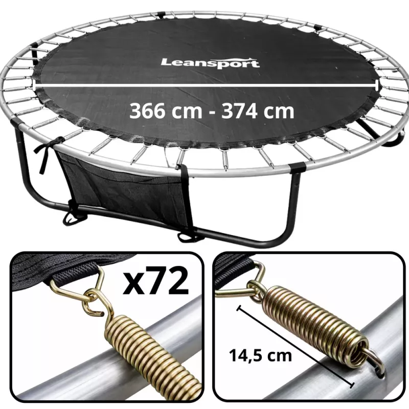 LEAN Náhradná skákacia plocha na trampolínu 366-374 cm 12 ft