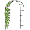 LEAN kovová záhradná pergola pre rastliny, opora na popínavé rastliny, oblúk 240x140 cm