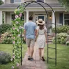 LEAN kovová záhradná pergola pre rastliny, opora na popínavé rastliny, oblúk 240x140 cm