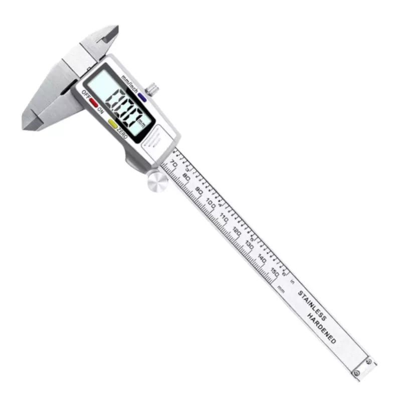 LEAN elektronické digitálne LCD posuvné meradlo precízne nerezové 150 mm