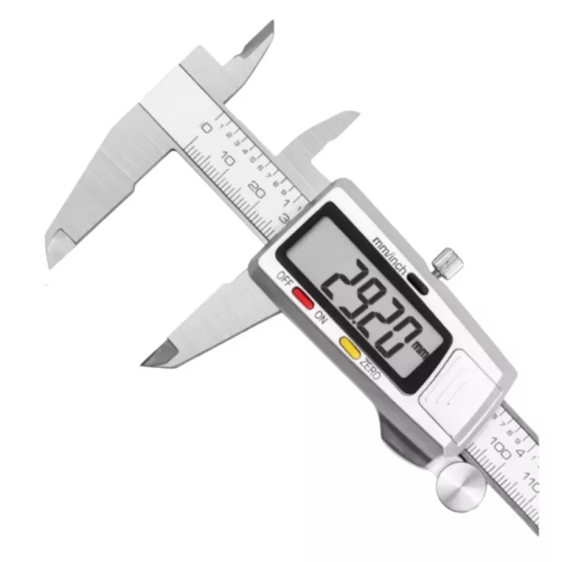 LEAN elektronické digitálne LCD posuvné meradlo precízne nerezové 150 mm