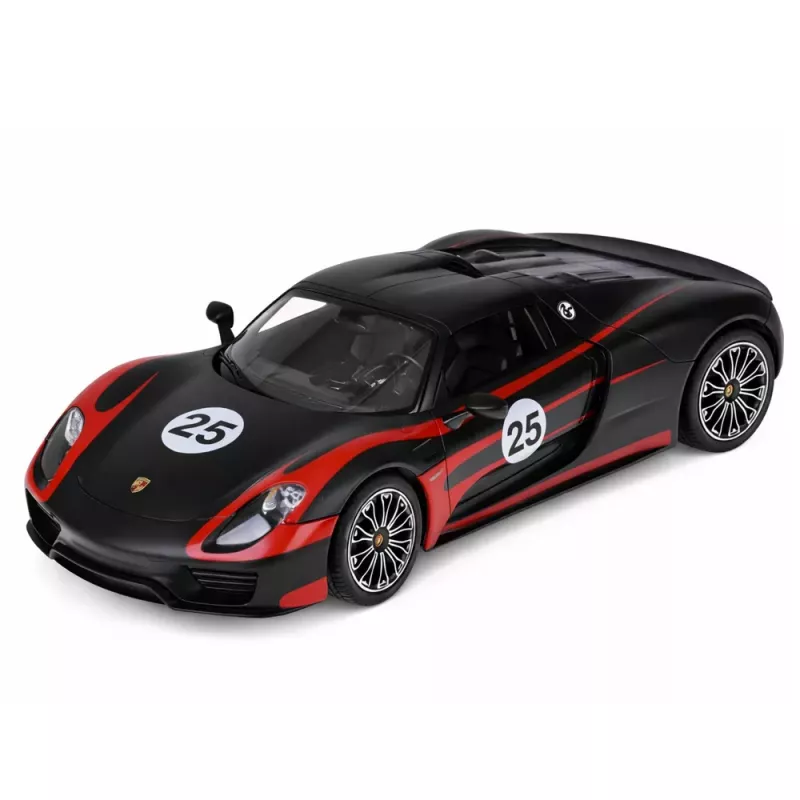 Porsche 918 Spyder Performance diaľkovo ovládané RC auto čierne Rastar 1:14