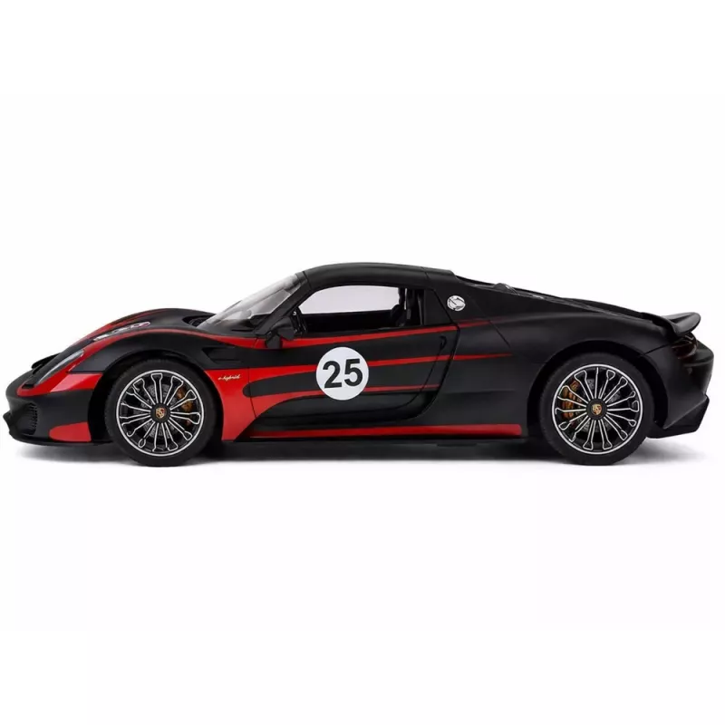 Porsche 918 Spyder Performance diaľkovo ovládané RC auto čierne Rastar 1:14