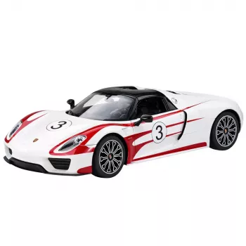RASTAR Porsche 918 Spyder Performance diaľkovo ovládané RC auto biele 1:14