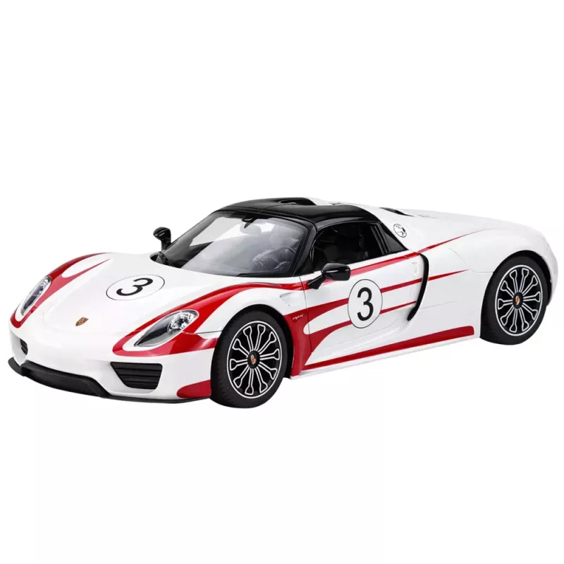 RASTAR Porsche 918 Spyder Performance diaľkovo ovládané RC auto biele 1:14
