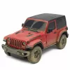 JEEP Wrangler Rubicon-Muddy diaľkovo ovládané RC auto červené Rastar 1:24
