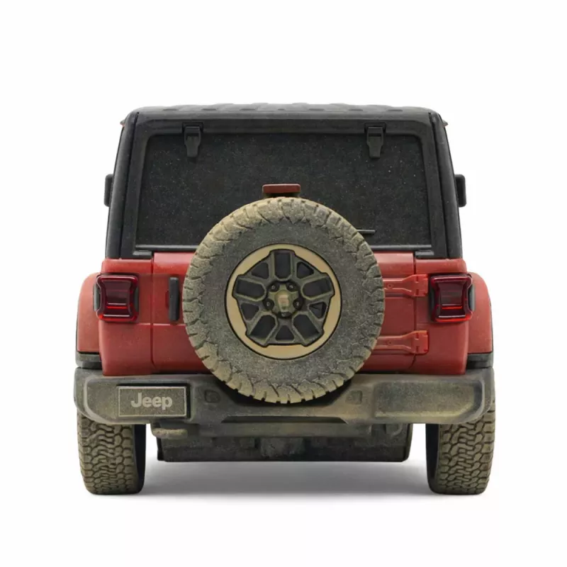 JEEP Wrangler Rubicon-Muddy diaľkovo ovládané RC auto červené Rastar 1:24