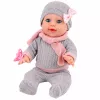 LEAN TOYS bábika s doplnkami na učenie na nočník, fľaša, nočník 35 cm