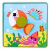 LEAN TOYS kreatívne geometrické puzzle mozaika vzdelávacia hračka 35 dielov