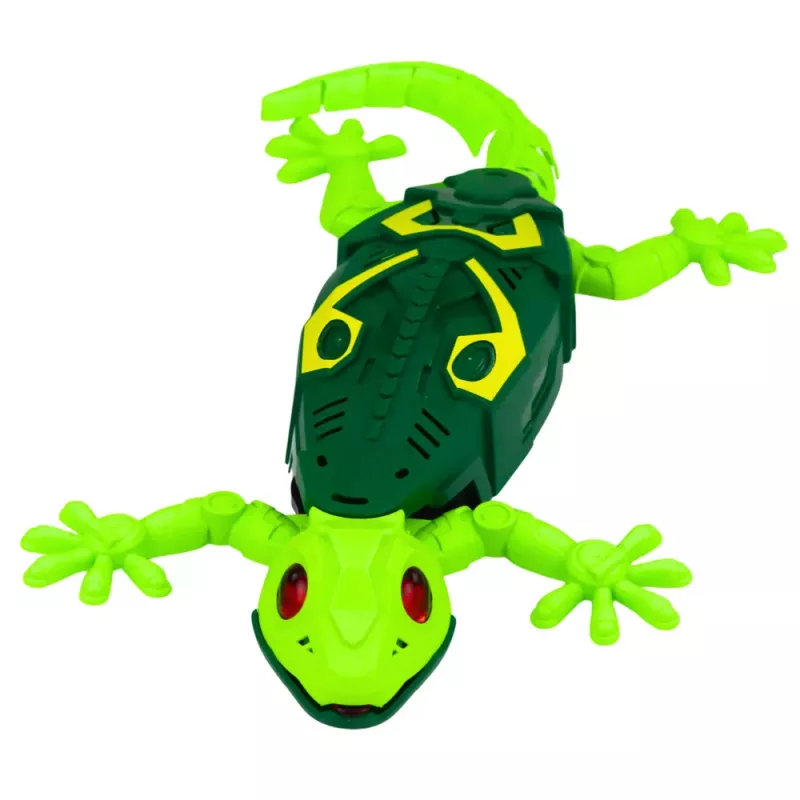 LEAN TOYS RC gekon jašterička chôdza po stene 360° zelená