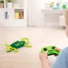 LEAN TOYS RC gekon jašterička chôdza po stene 360° zelená