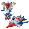 LEAN TOYS robot Fighter Combat 2 v 1 svetlá zvuky červeno-modrý 29 ks