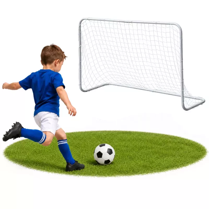 LEAN SPORT detská futbalová bránka 120x80 cm