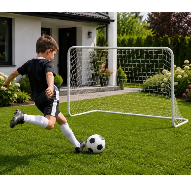 LEAN SPORT detská futbalová bránka 120x80 cm