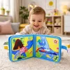 LEAN TOYS 3D filcová senzorická vzdelávacia kniha dinosaury
