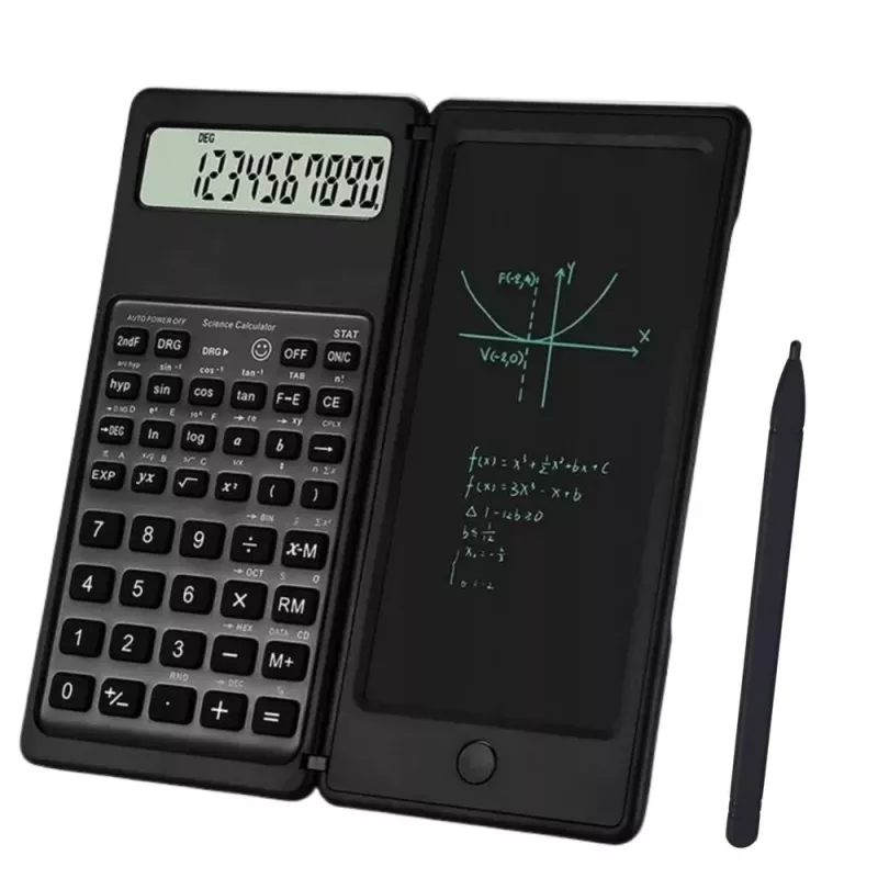 LEAN vedecká kancelárska kalkulačka s LCD displejom, grafický tablet, pero, 10 miest