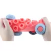 LEAN TOYS mäkké senzorické silikónové stavebnice farebné 80 ks