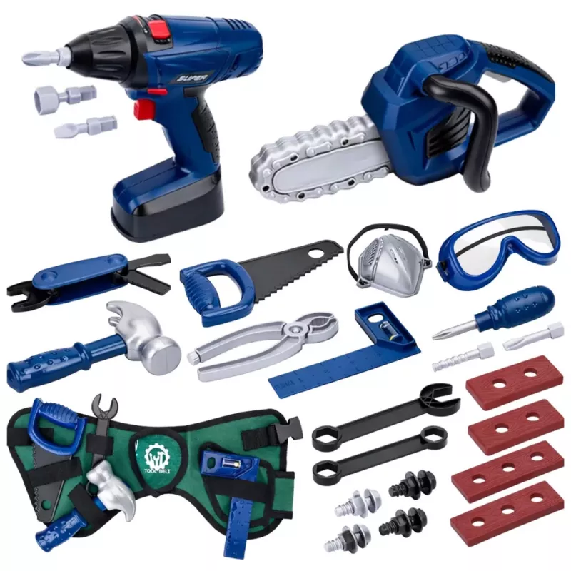 LEAN TOYS DIY skrinka na náradie sada skrutkovačov 30-dielna