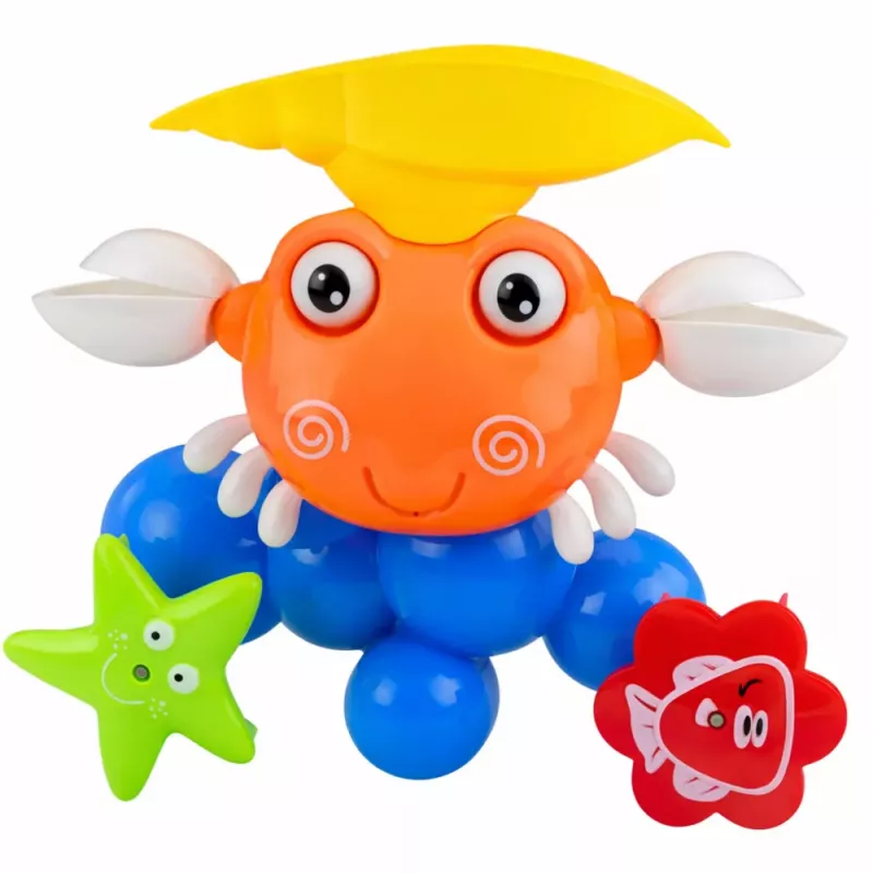 LEAN TOYS krabica sada fontána interaktívna hračka s prísavkami