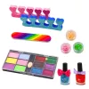 LEAN TOYS nechtová make-up beauty sada s nastaviteľnou taškou, doplnky, 20 dielov