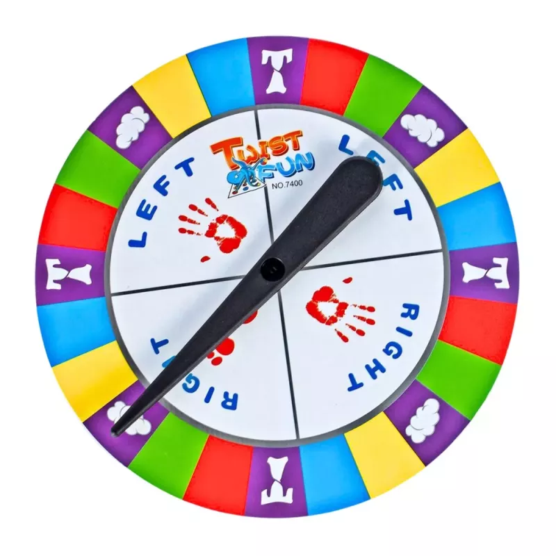LEAN TOYS Family Twist Fun Mat Random Wheel arkádová hra