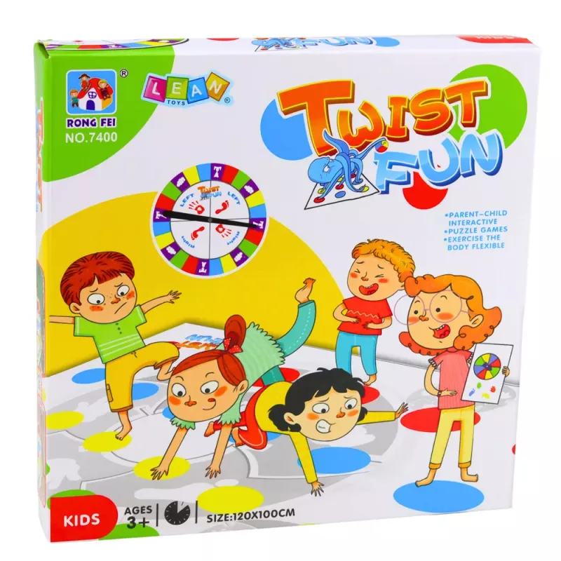 LEAN TOYS Family Twist Fun Mat Random Wheel arkádová hra
