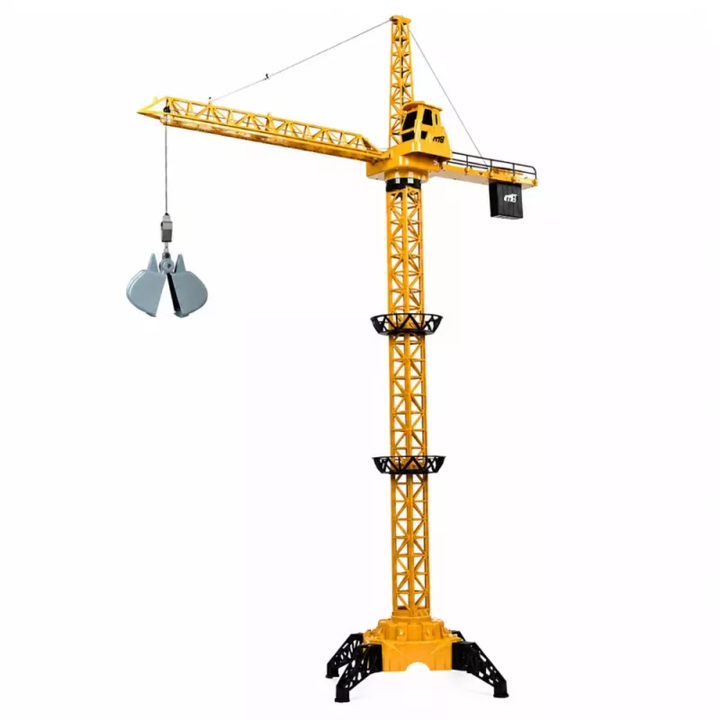 LEAN TOYS Diaľkovo ovládaný stavebný žeriav RC káblový 360° otáčanie 71 cm