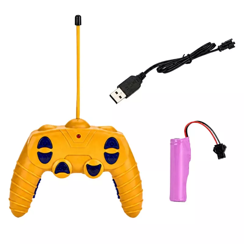 LEAN TOYS Diaľkovo ovládaný stavebný žeriav RC káblový 360° otáčanie 71 cm