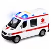 LEAN TOYS Sanitka nosidlá pohon svetlá zvuky biela 1:10