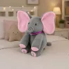 LEAN TOYS Plyšový slon interaktívny pohybuje ušami hrá melódie kukuč hra