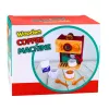 LEAN TOYS Drevená sada kávovaru malý barista šálky doplnky