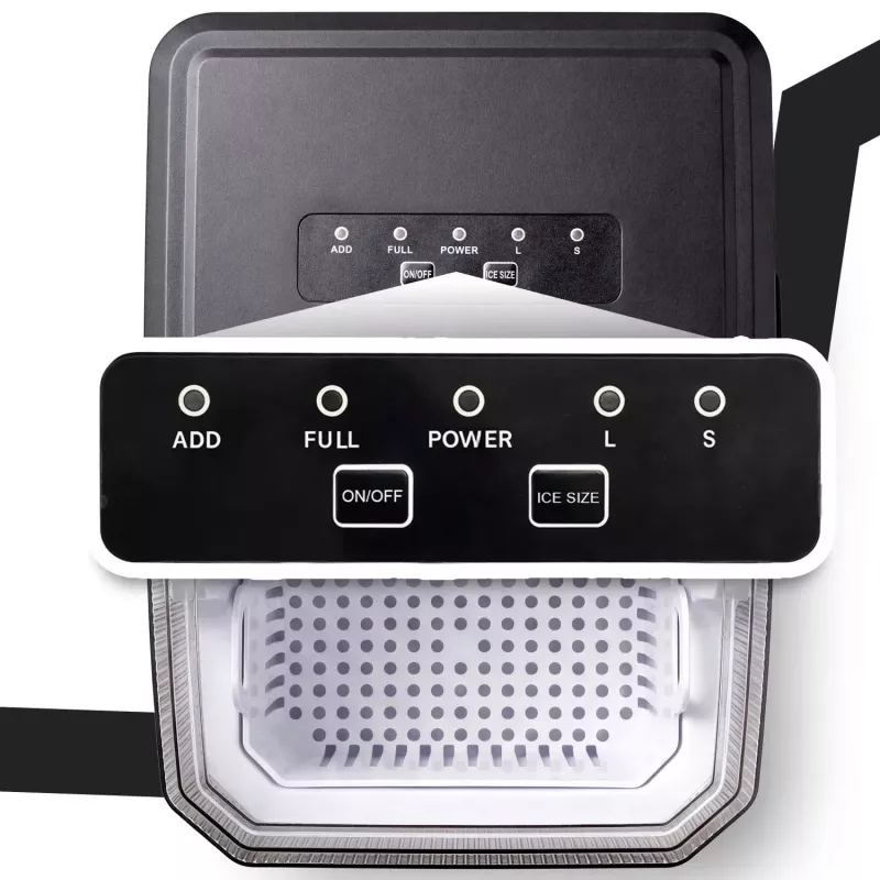 Extralink SmartLife Cube Ice Essential výrobník ľadu 12 kg/24 h 2,2 L čierna/strieborná
