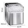 Extralink SmartLife Cube Ice Essential výrobník ľadu 12 kg/24 h 2,2 L čierna/strieborná