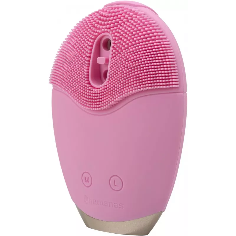 Humanas Aura Foam sonická kefka na čistenie tváre - ružová