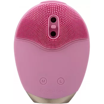 Humanas Aura Foam sonická kefka na čistenie tváre - ružová
