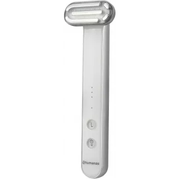 Sonický masážny prístroj na lifting tváre Humanas Aurora HS4151 s EMS, biely