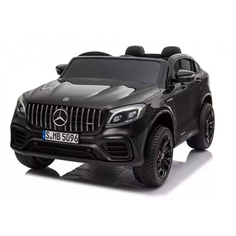 LEAN CARS Elektrické detské auto Mercedes GLC 63S QLS MP4 čierne lakované