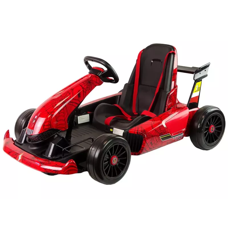 LEAN CARS XMX619 červený lakovaný spider bateriový go-kart