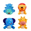 LEAN TOYS Kolotoč do postieľky zvieratá lev slon žirafa zvuk