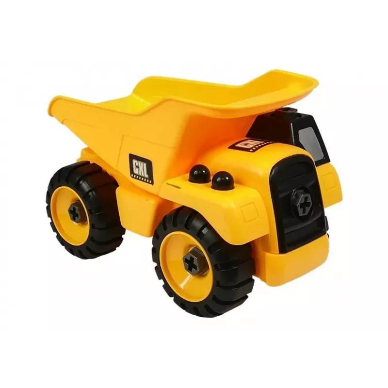LEAN TOYS Stavebná sada bager sklápačka žeriav