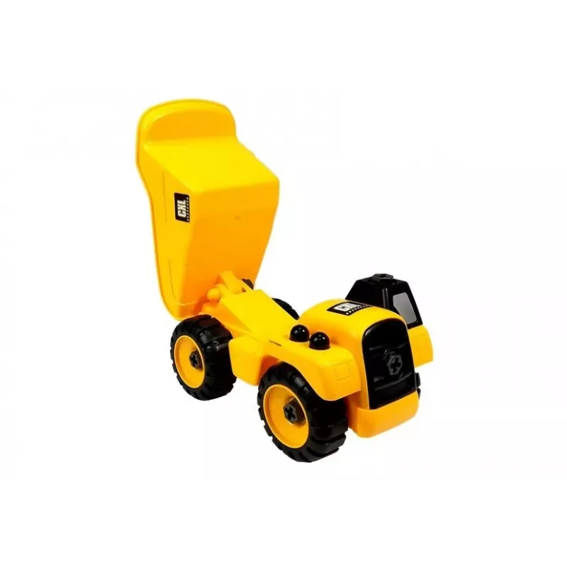 LEAN TOYS Stavebná sada bager sklápačka žeriav