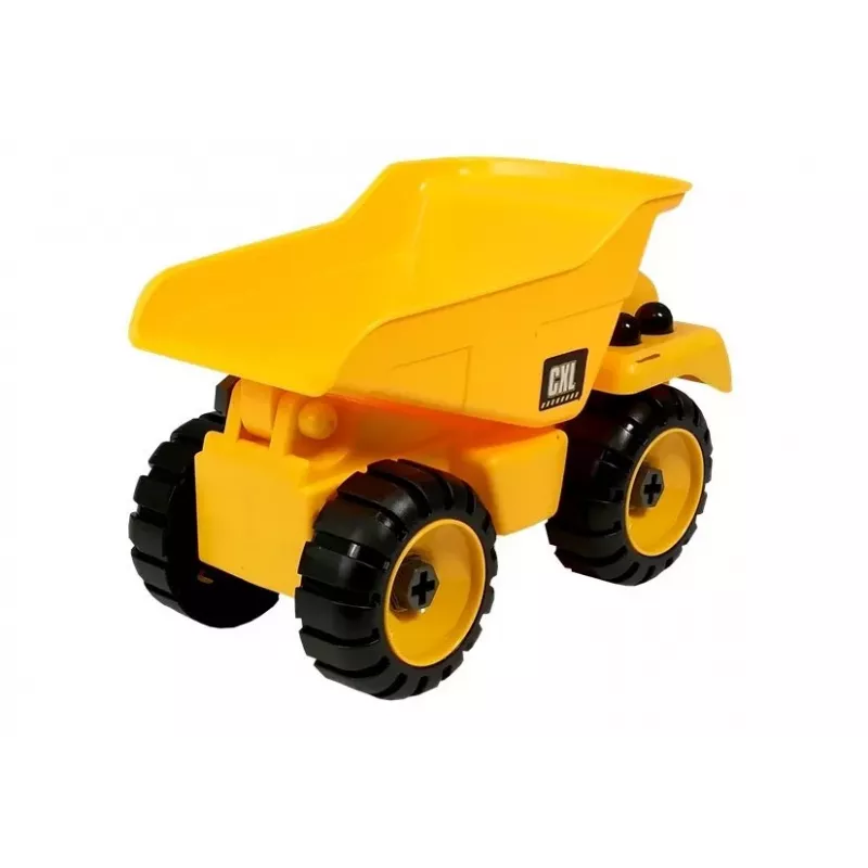 LEAN TOYS Stavebná sada bager sklápačka žeriav