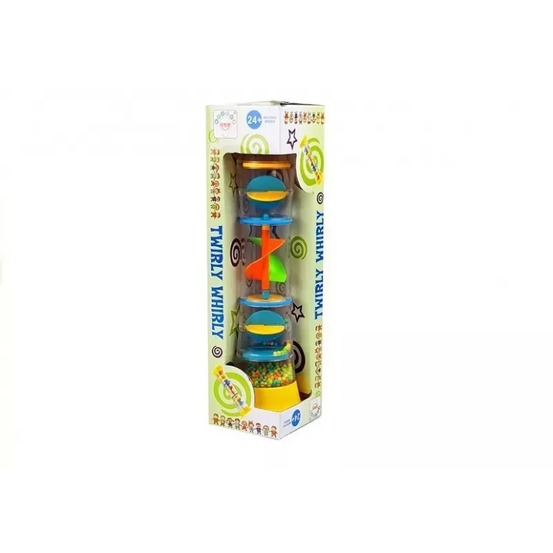 LEAN TOYS Twirly Whirly hrkálka s bludiskom